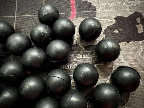 Резиновый Шарик Для Снаряжения Травматических Патронов .45 Rubber 12.5 мм