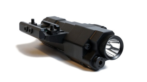 Тактичний ліхтар 1600 Lm с зеленим ЛЦУ XGun RAPID COMBO GR