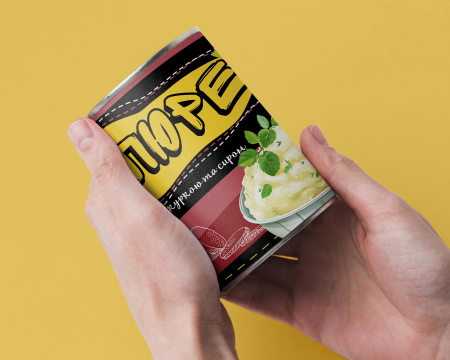 Консерва Сублімоване Картопляне Пюре Із Куркою, Сиром Та Смаженою Цибулькою Швидкого Приготування Memorableua Одна Порція 350 мл