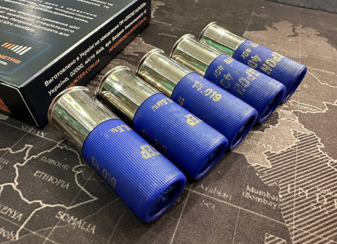 Патрон ТАХО Дрон Хантер кал. 12/70 дріб № 3 (3,5 мм) + №5 (3 мм) наважка 40 г