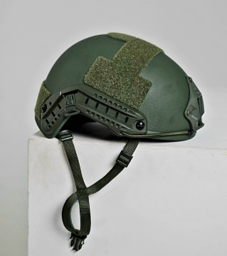 Шолом Кевларовий FAST Тактичний Зелений Клас захисту IIIA Kevlar Кріплення Для Аксесуарів Каска Армійська