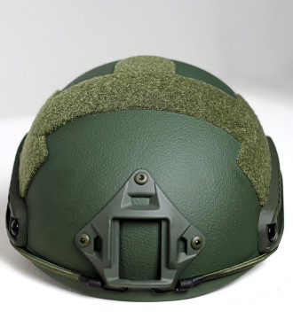 Шолом Кевларовий FAST Тактичний Зелений Клас захисту IIIA Kevlar Кріплення Для Аксесуарів Каска Армійська