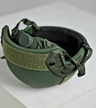 Шолом Кевларовий FAST Тактичний Зелений Клас захисту IIIA Kevlar Кріплення Для Аксесуарів Каска Армійська