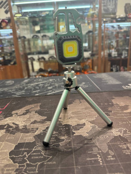 Багатофункціональний Акумуляторний LED Ліхтарик W5138 Type-C Червоне Світло Зі Штативом