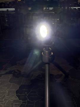 Багатофункціональний Акумуляторний LED Ліхтарик W5138 Type-C Червоне Світло Зі Штативом