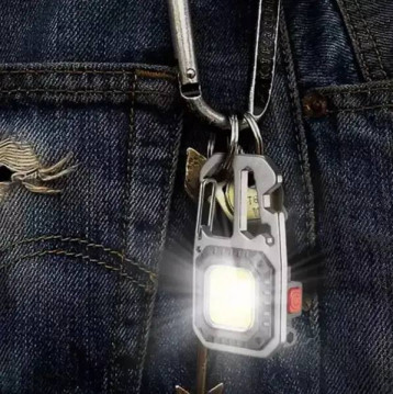 Багатофункціональний Акумуляторний LED Ліхтарик W5138 Type-C Червоне Світло Зі Штативом