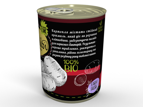 Консерва Сублімована Картопля Шматочками Для Приготування Різноманітних Страв