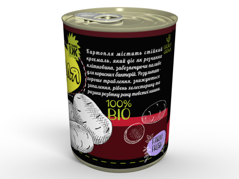 Консерва Сублімована Картопля У Порошку Для Приготування Різноманітних Страв