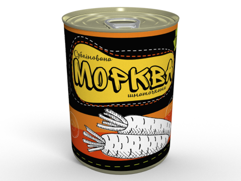 Консерва Сублімована Морква Шматочками Готова До Вживання Та Приготування Страв