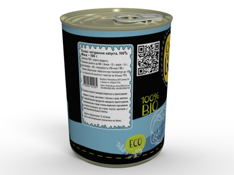 Консерва Сублімована Капуста Шматочками - Зручний Формат Звичних Овочів Готова До Приготування