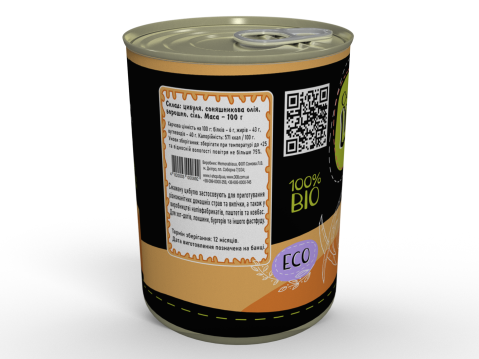 Консерва Смажена Цибулька Для Ваших Страв - Готова До Вживання Та Приготування