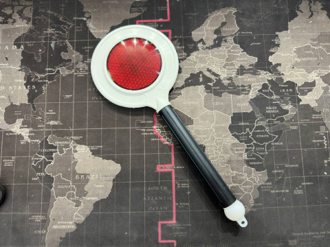 Жезл-отмашка поліцейський для регулювання дорожнього руху з катафотом, 30 см