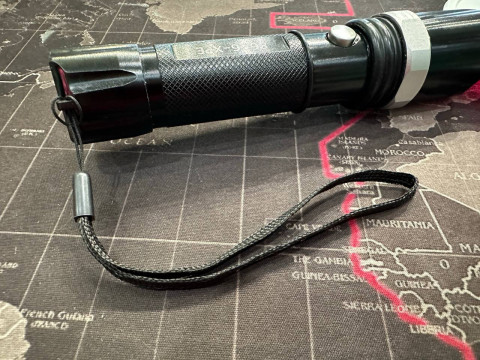 Жезл регулювальника зі стробоскопом, світлодіодний, сигнальний, з підсвічуванням, для дорожньої безпеки, довжина 30 см