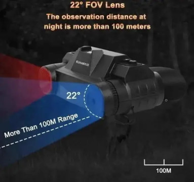 Бінокуляр Нічного Бачення G1 Night Vision 3.5x, Full HD, ІЧ Підсвітка До 250 м, Водонепроникний Корпус