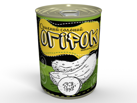 Консерва Сублімований Квашений Огірок - Ідеально Для Солянки, Розсольника Та Інших Страв