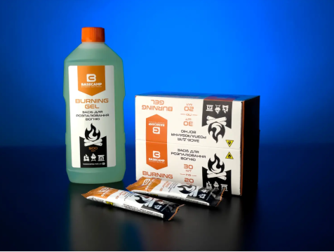 Гель Для Розпалювання BaseCamp Burning Gel, 30 Стиків По 20 мл