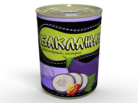 Консервований Маринований Баклажан Консерва Із Перцем Чилі Та Часничком