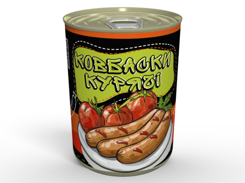 Консервовані Курячі Ковбаски - Смачна М'ясна Консерва До Вашого Столу