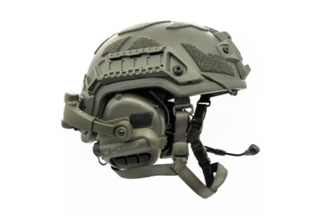 Кріплення Чебурашка для навушників на шолом Earmor M16C Green (Оригінал)