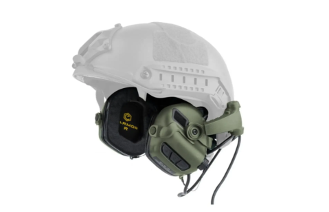 Кріплення Чебурашка для навушників на шолом Earmor M16C Green (Оригінал)