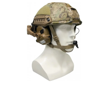 Кріплення Чебурашка для навушників на шолом Earmor M16C Coyote (Оригінал)