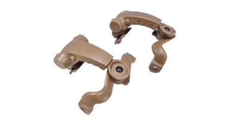 Кріплення Чебурашка для навушників на шолом Earmor M16C Coyote (Оригінал)