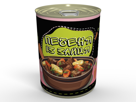 Консервоване Печеня Із Зайцем - Готова Консерва - Розігрій та Їж