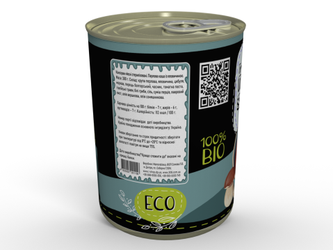 Консерва Каша Перлова Гурман Із Яловичиною та Білими Грибами - Страва, готова до вживання, Розігрій та Їж