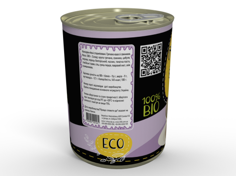 Консерва Каша Гречана Зі Свининою - Готова Страва До Вживання, Розігрій Та Їж