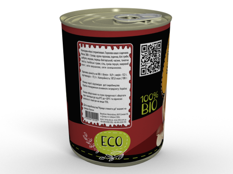 Консерва Горохова Каша Гурман Із Індичкою Та Білими Грибами - Готова Страва, Розігрій Та Їж