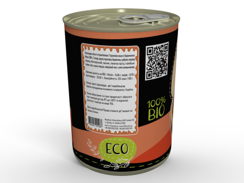 Консерва Каша Горохова З Бараниною - Готова До Вживання Страва, Розігрій Та Їж