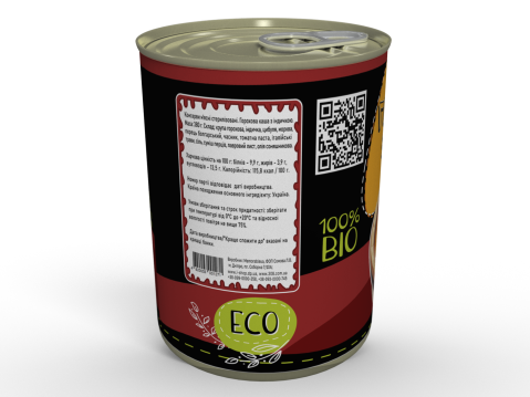 Консерва Каша Горохова З Індичкою - Готова До Вживання Страва, Розігрій Та Їж