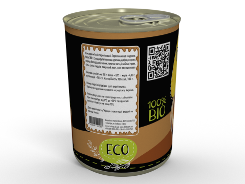 Консерва Каша Горохова З Куркою - Готова До Вживання Страва, Розігрій Та Їж