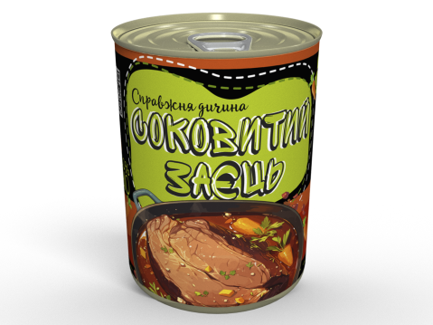 Консерва Тушкованка з Дикого Зайця - Тушкованка З Дичини - Готова Страва, Розігрій І Їж