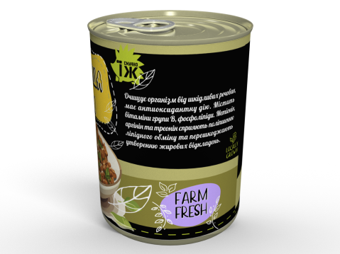 М'ясна Консерва Гречана Каша З Курятиною - Готова Страва До Вживання, Розігрій і Їж