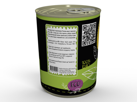 М'ясна Консерва Рисова Каша з Індичкою - Готова до Вживання, Розігрій та Їж