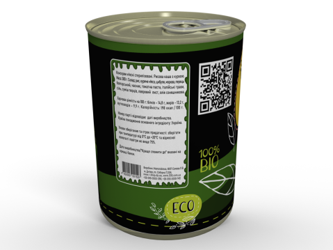 М'ясна Консерва Рисова Каша З Куркою - Готова Страва, Розігрій та Їж