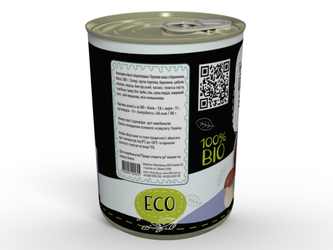 М'ясна Консерва Перлова Каша Гурман з Бараниною Та Білими Грибами - Готова Страва До Вживання, Розігрій та Їж