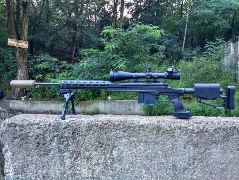 Ложе Для Remington 700 Long Action Комплект Алюмінієвих Цівка Та Ложа Із Трьома Планками Пікатіні