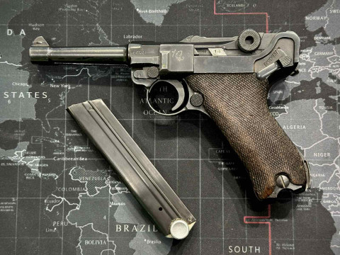 ММГ Luger P.08 Parabellum 1942 Оригінал Массо-Габаритний Макет Деактивований Пістолет Колекційний Екземпляр