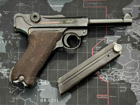 ММГ Luger P.08 Parabellum 1942 Оригінал Массо-Габаритний Макет Деактивований Пістолет Колекційний Екземпляр