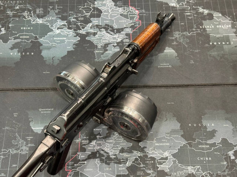 Барабанний магазин на 96 набоїв для АК-74 (5.45×39 мм)