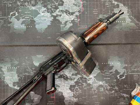 Барабанний магазин на 96 набоїв для АК-74 (5.45×39 мм)