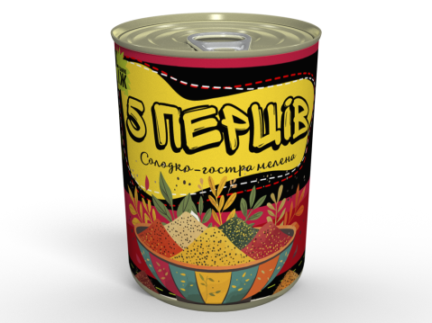 Консерва Гостро-Солодка Приправа 5 Перців - Смачна Суміш Перців Для Ваших Кулінарних Шедеврів