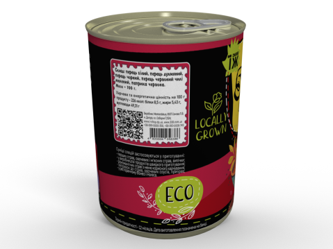 Консерва Гостро-Солодка Приправа 5 Перців - Смачна Суміш Перців Для Ваших Кулінарних Шедеврів