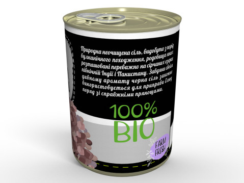 Консерва Чорна Сіль - Корисна Смакова Приправа