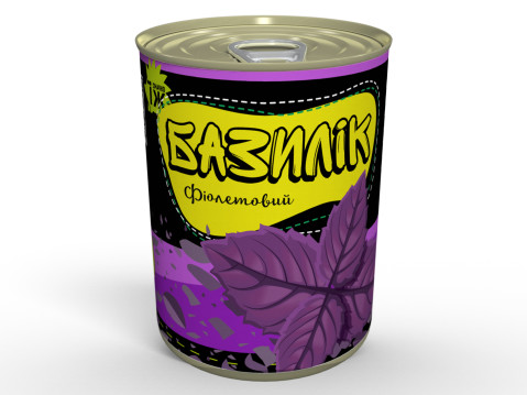 Консерва Фіолетовий Базилік - Ароматна, Пряна Приправа До Перших, Других страв та Напоїв