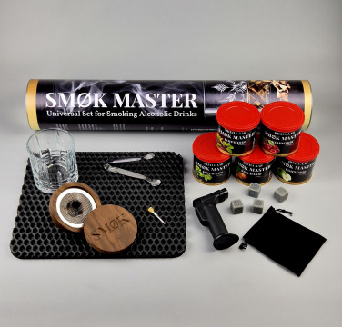 Набор для копчения коктейлей Виски Коптильня для напитков SMOK MASTER