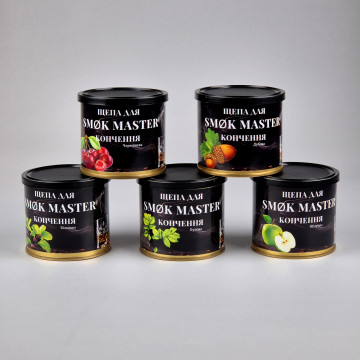 Набор ароматической щепы для копчения SMØK MASTER (5 вкусов) — Черешня, Ольха, Яблоня, Бук, Дуб