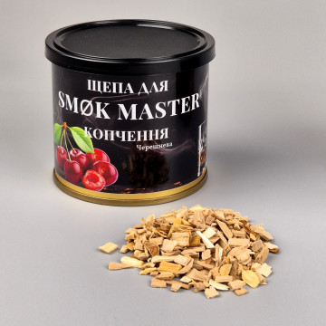 Щепа для копчения SMØK MASTER — Черешня (в металлической банке, 240 мл)
